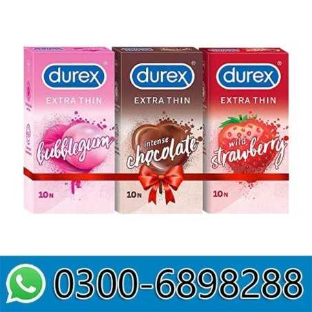 Durex Extra Thin Wild Strawberry Condom In Pakistan
